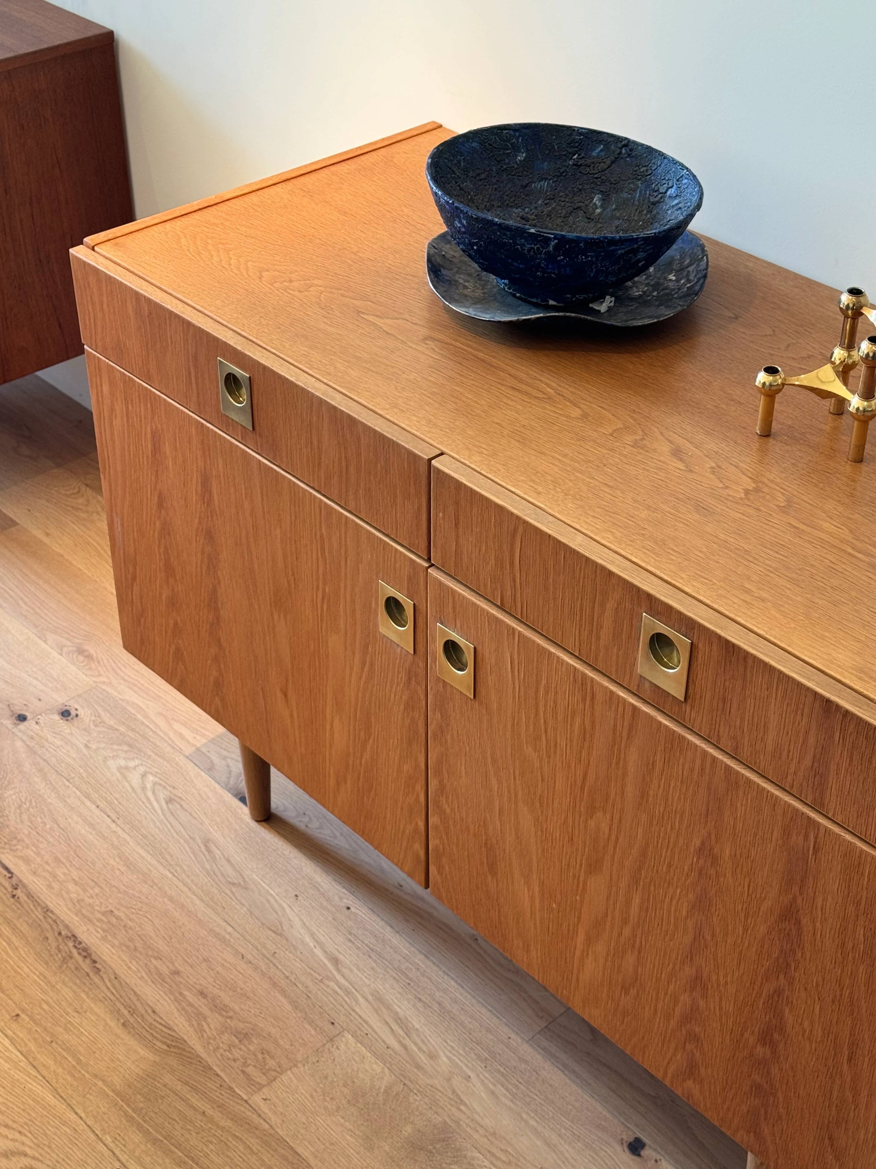 Vintage Scandinavian oak sideboard "Stina"