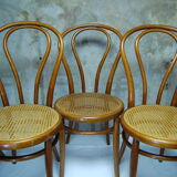 Set of 5 bistro chairs by Jacob and Josef Kohn