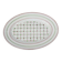 Oval dish in half-porcelain Lunéville model Betty
