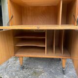 Side table on wheels