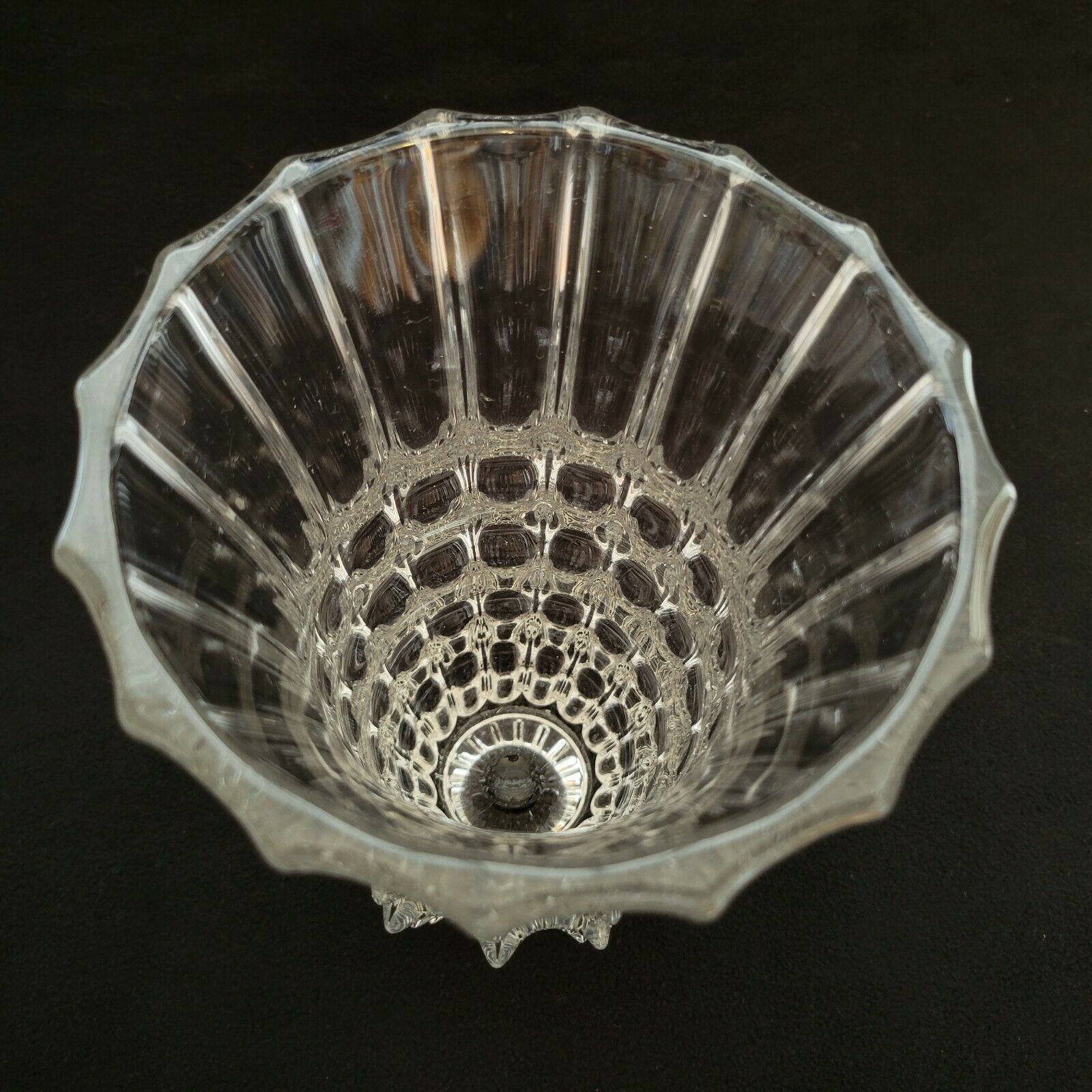Vintage crystal vase