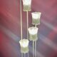 Scandinavian vintage staircase floor lamp, 67/70s