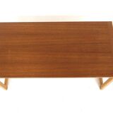 Scandinavian teak and oak coffee table, Sweden, 1960