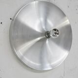 “Space age” wall lamp in aluminum. Circa 1970