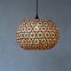 Globe bamboo lamp