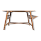 Bureau vintage en rotin et osier