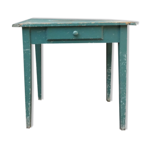 Ancienne table en bois patine vintage