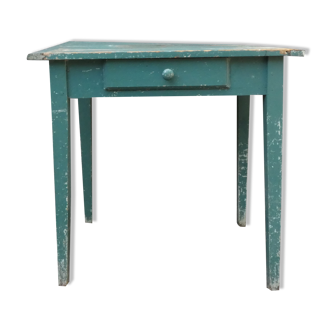 Ancienne table en bois patine vintage