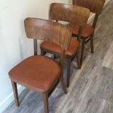 Set of 3 thonet bistro chairs