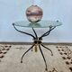 Table basse art deco en fer forge atelier rene prou