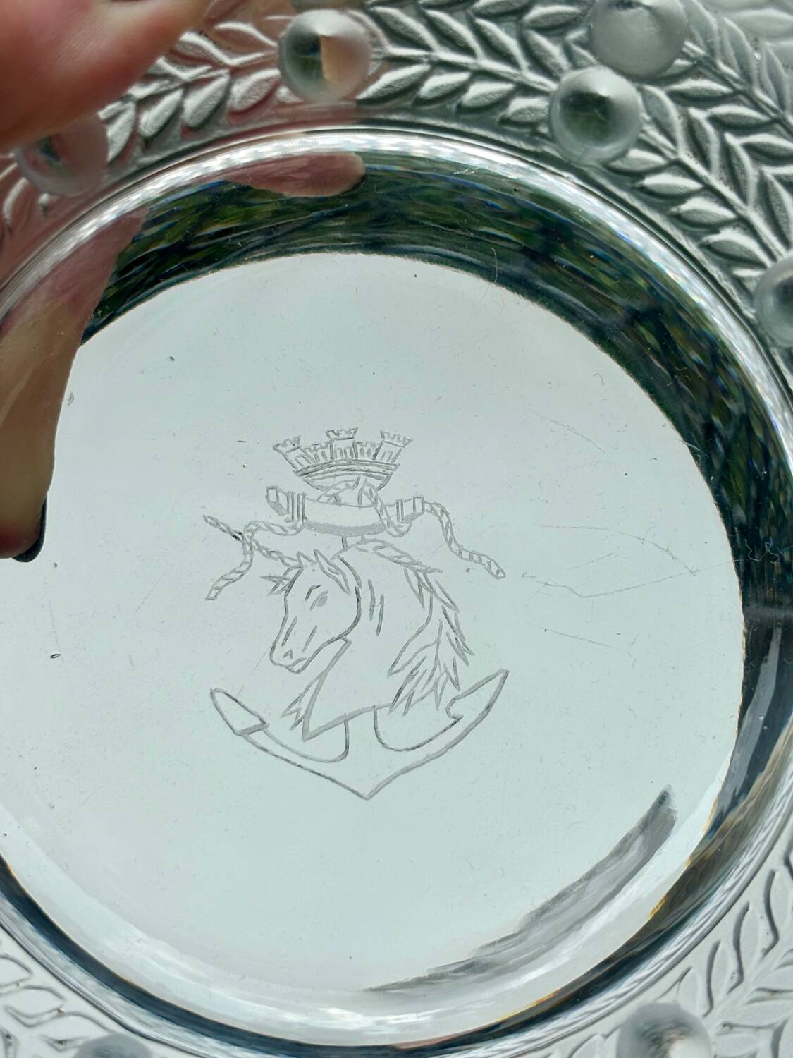 Lalique two ashtrays