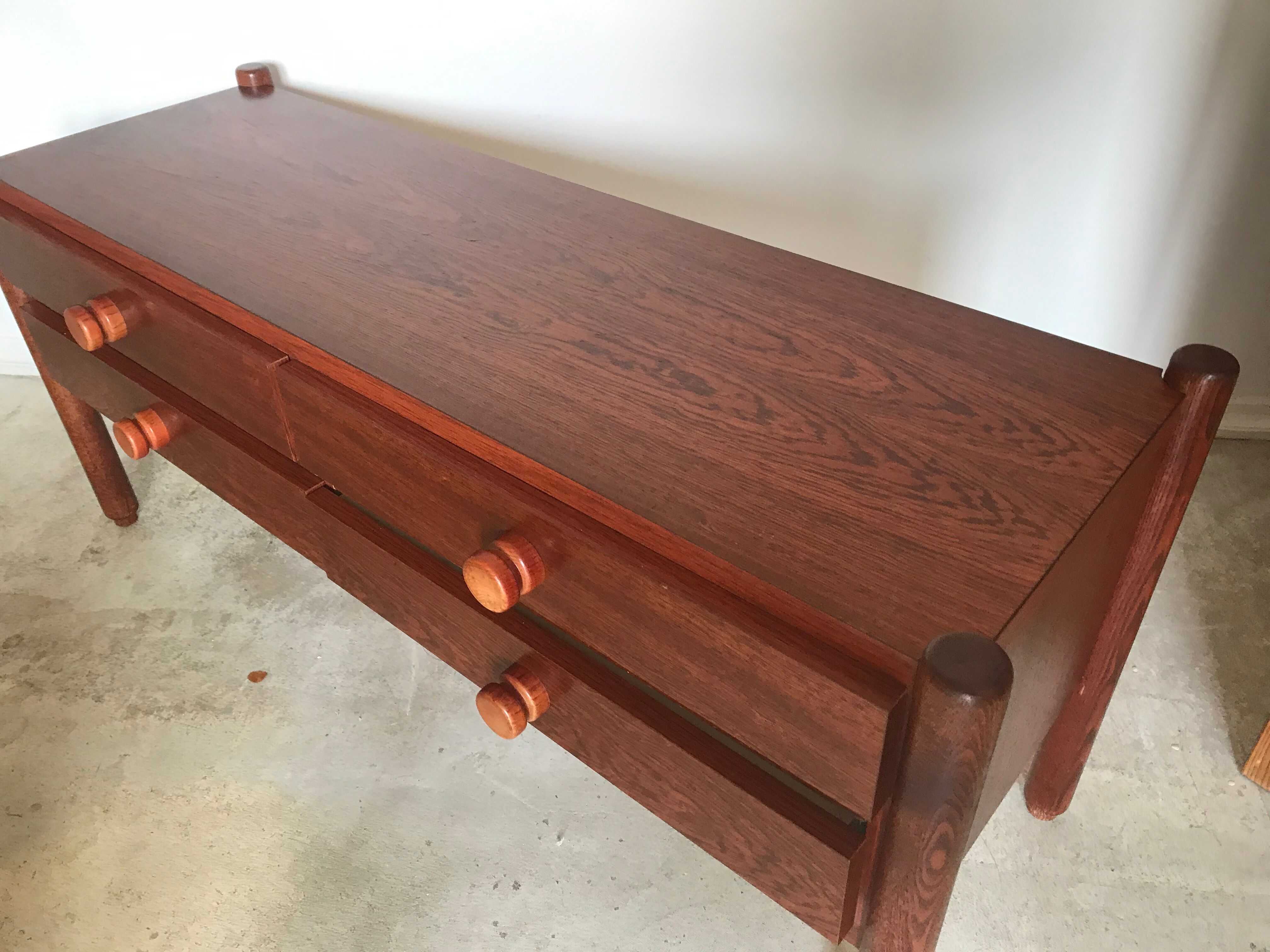 Vintage low console furniture