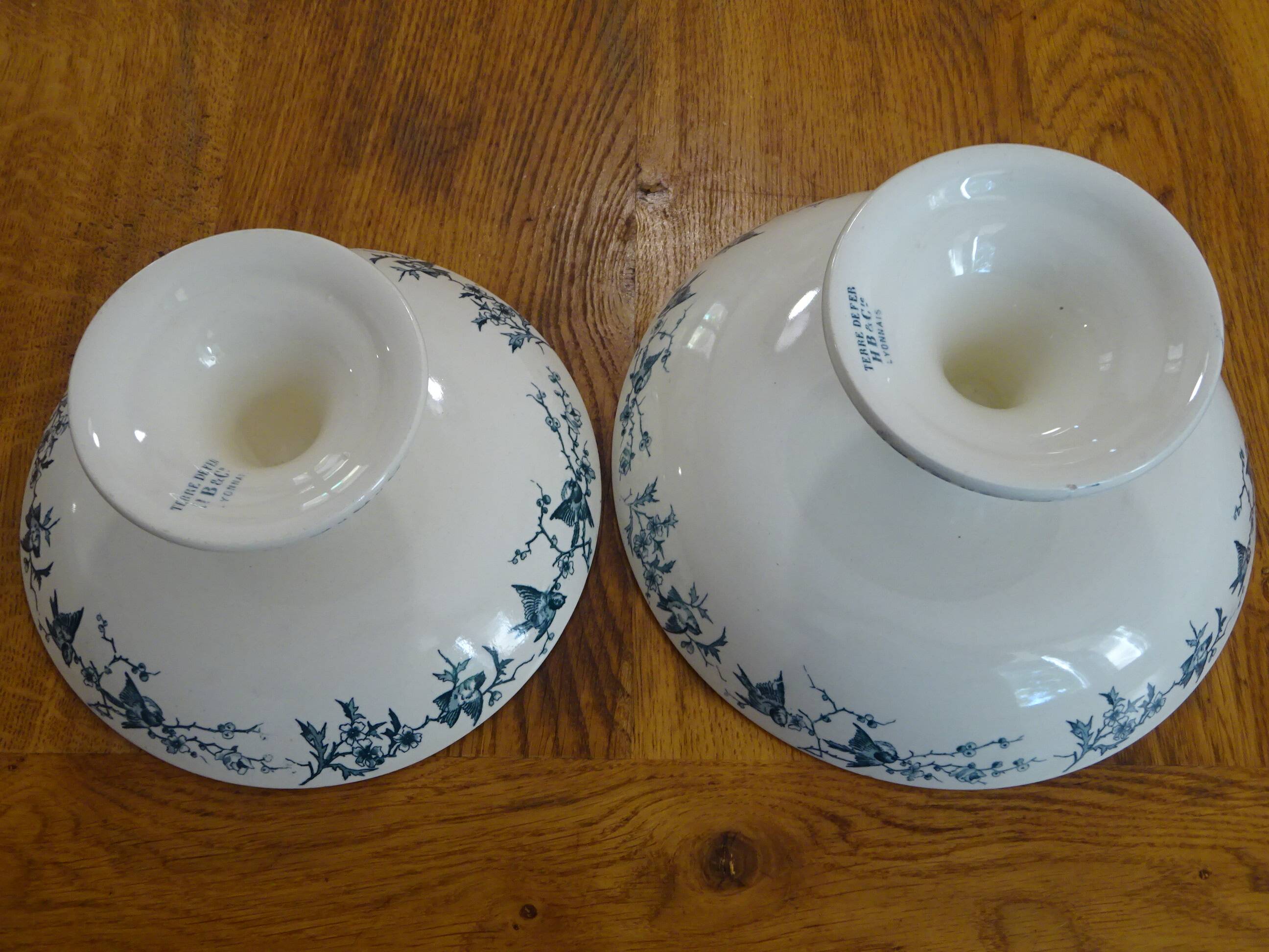 Large compote dish Terre de Fer
