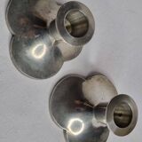 Pair of Just Andersen designer candlesticks, Denmark