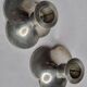 Pair of Just Andersen designer candlesticks, Denmark