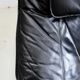 Leather and beech relaxation chair - 1970 / 1980
