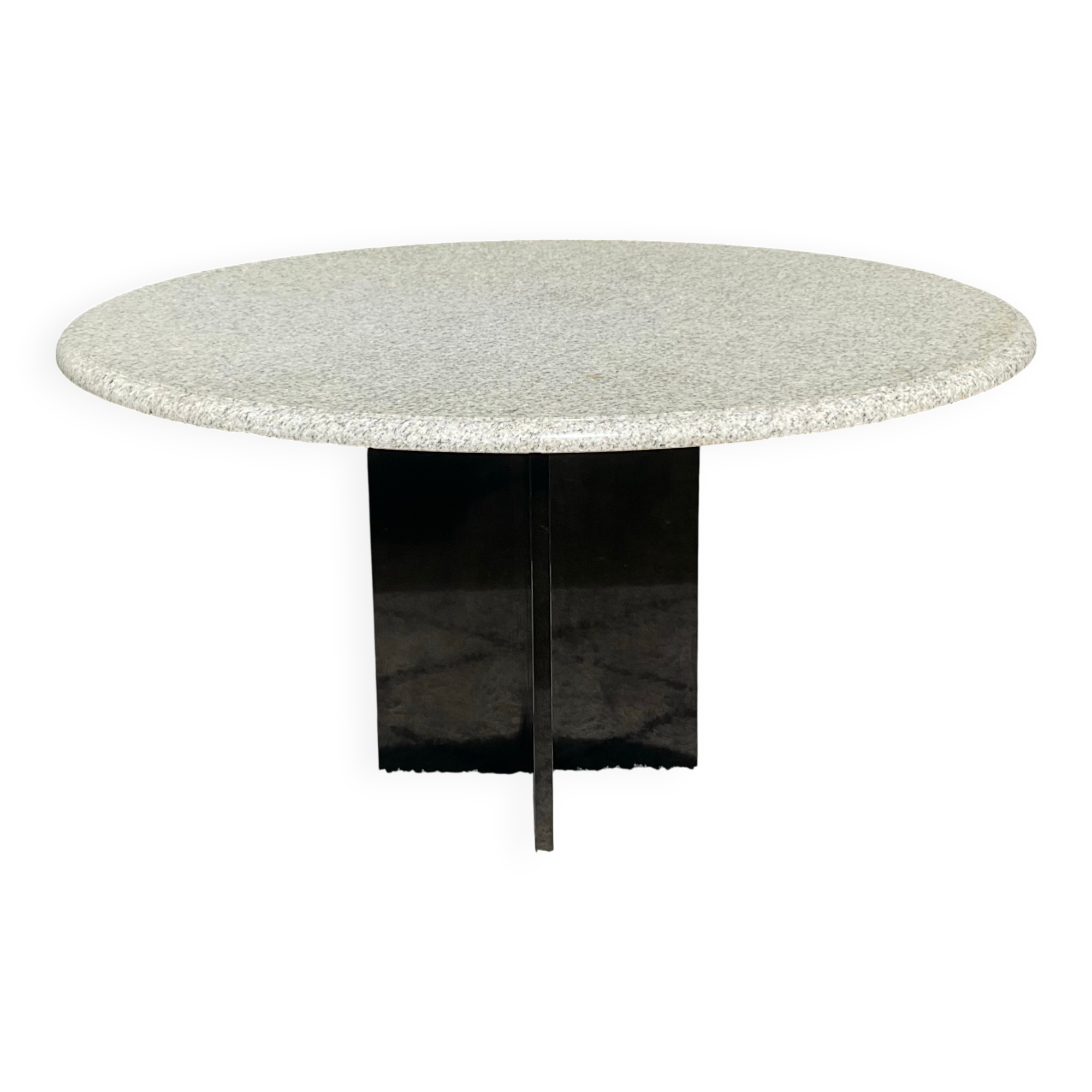 Tabe à manger en marbre et granit, années 70-80