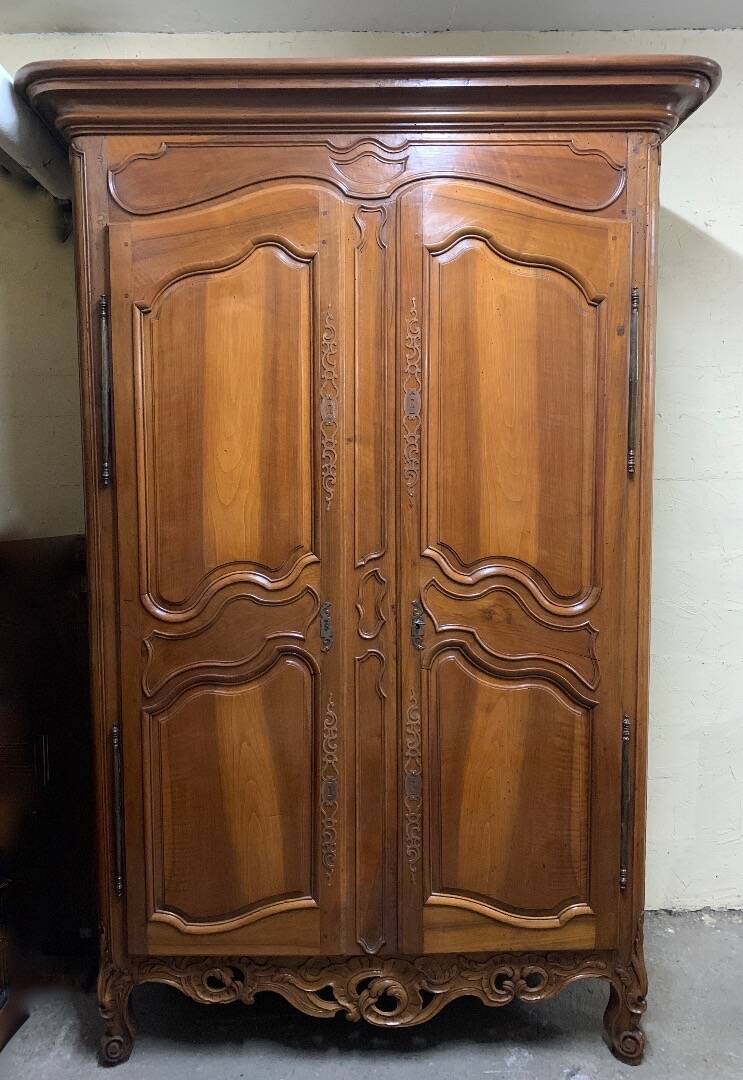 19th century openwork Provençal wardrobe