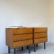 Vintage wooden bedside table