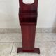 Art Deco magazine rack in mahogany color from the 60s