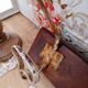 Old wall coat rack 4 patères