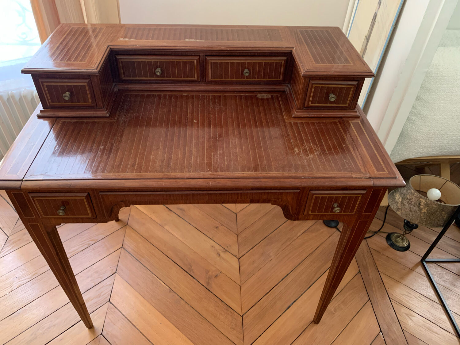 Marquetry desk