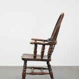 Antique English Highback Windsor Chair from the 18th Century