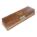 Boîte rectangulaire en marqueterie
