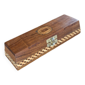 Rectangular marquetry box