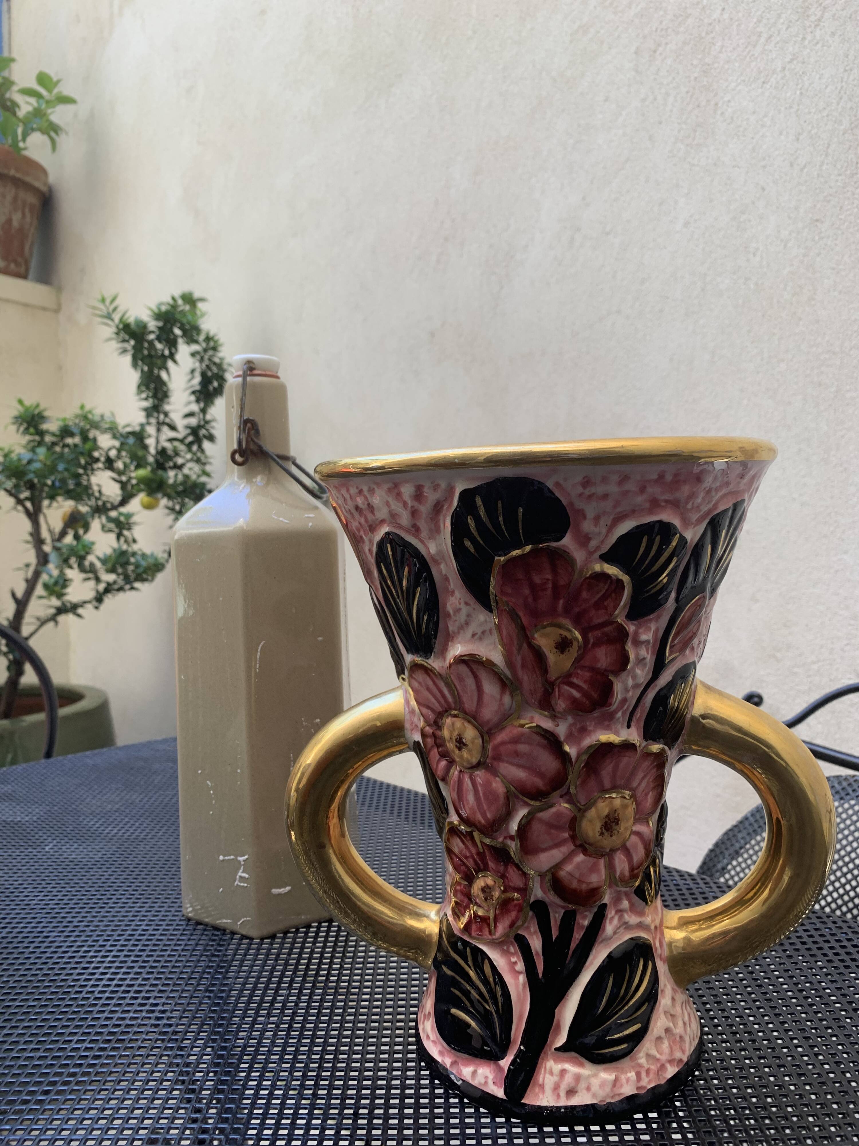 Vallauris ear vase from the 50s