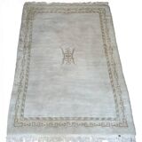 Vintage Nepalese wool rug Tapis