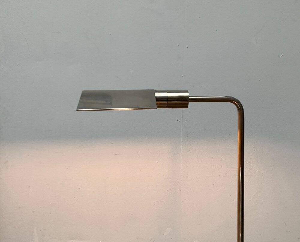 Canasta Floor Lamp Mid-Century Italian in the style of Cedric Hartman for Obor, Italy, 1960s