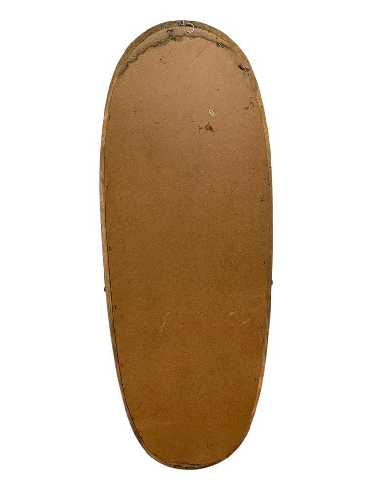 XL vintage mirror with a wooden frame