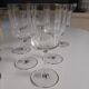 Lot 14 verres à pied gravé vintage