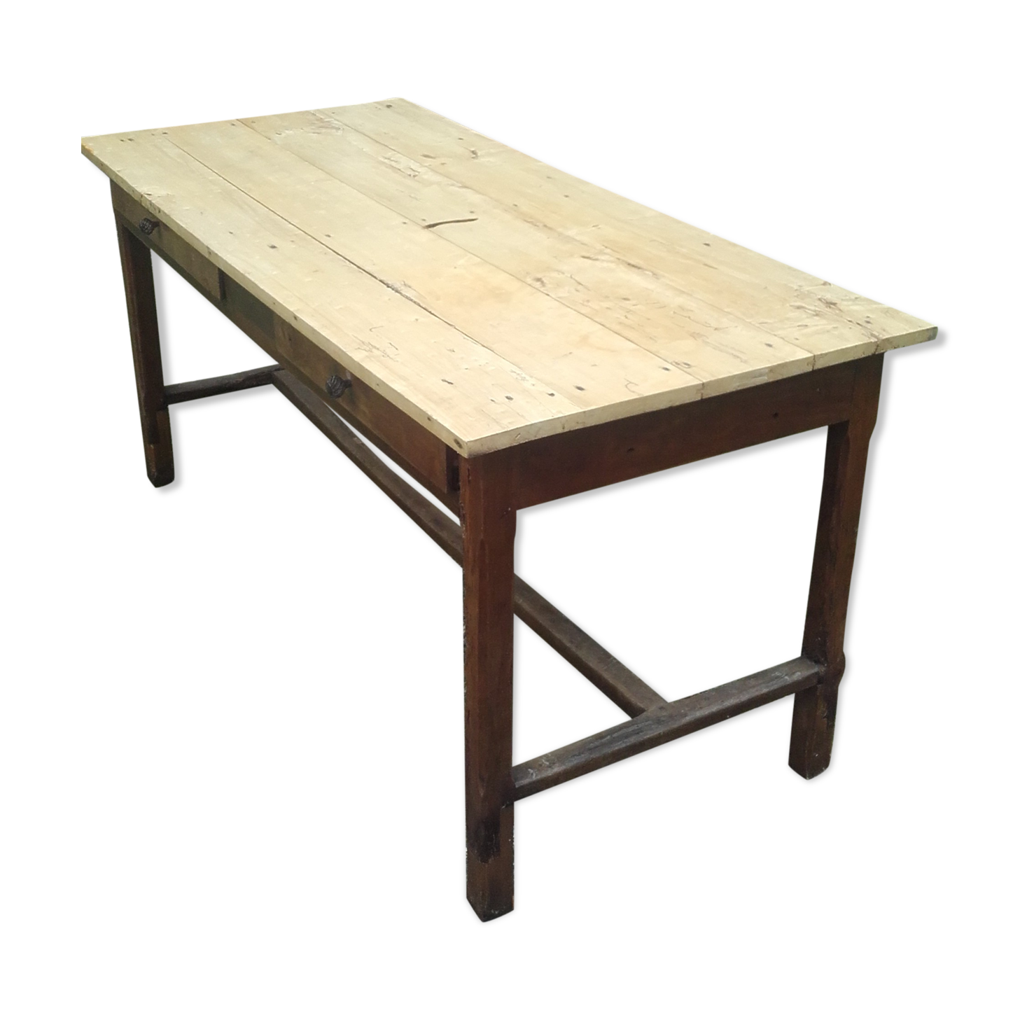 19th century farm table.