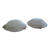 Lot de 2 appliques/plafonniers vintage