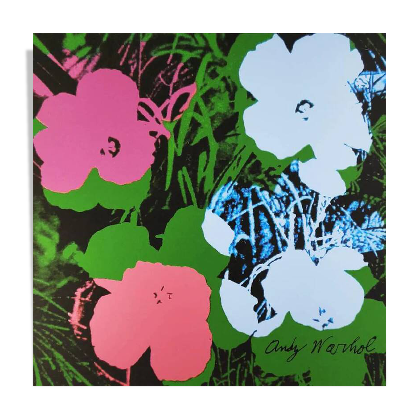 1980s Andy Warhol "Flowers" Limited Edition Lithograph by CMOA