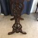 Art nouveau mahogany table with cut-out top