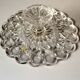 Lead crystal glass cake plate on foot by Nachtmann - Vintage