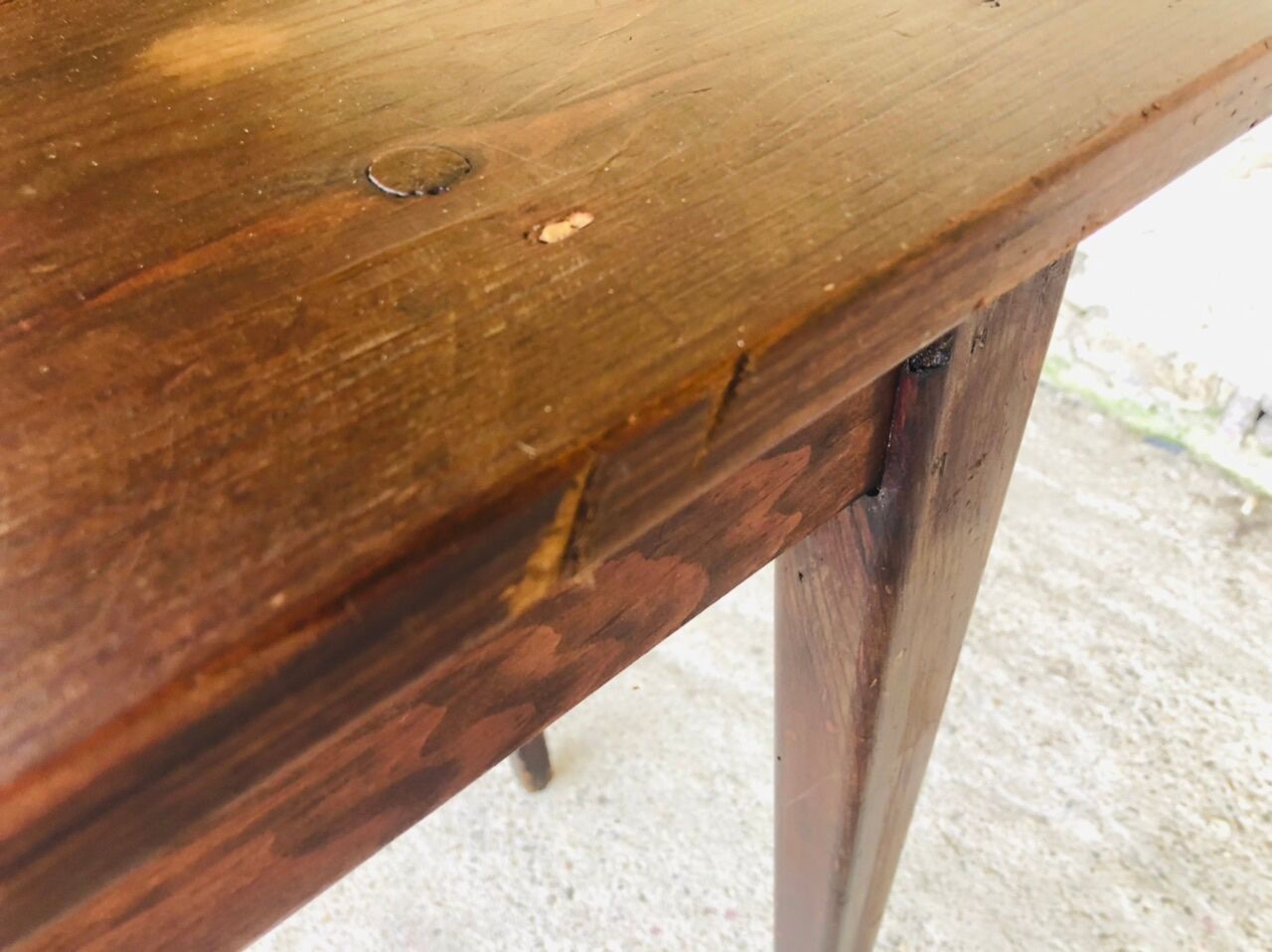 Wooden farmhouse console Circa 40/50