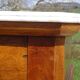 Ancienne commode Louis Philippe en noyer marbre blanc