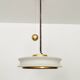 1 of 3 Awesome Adjustable Orion Glass Pendant Lamps from Staff