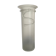 Vintage frosted glass vase 70s