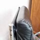 Armchair "OMEGA" 1985 in black leather