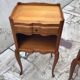 Pair of Louis XV style bedside tables in solid wood