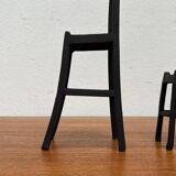 Vintage cast iron art sculptures, set of 3