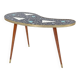 Kidney-shaped coffee table with mosaic top, 1950s