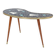 Kidney-shaped coffee table with mosaic top, 1950s
