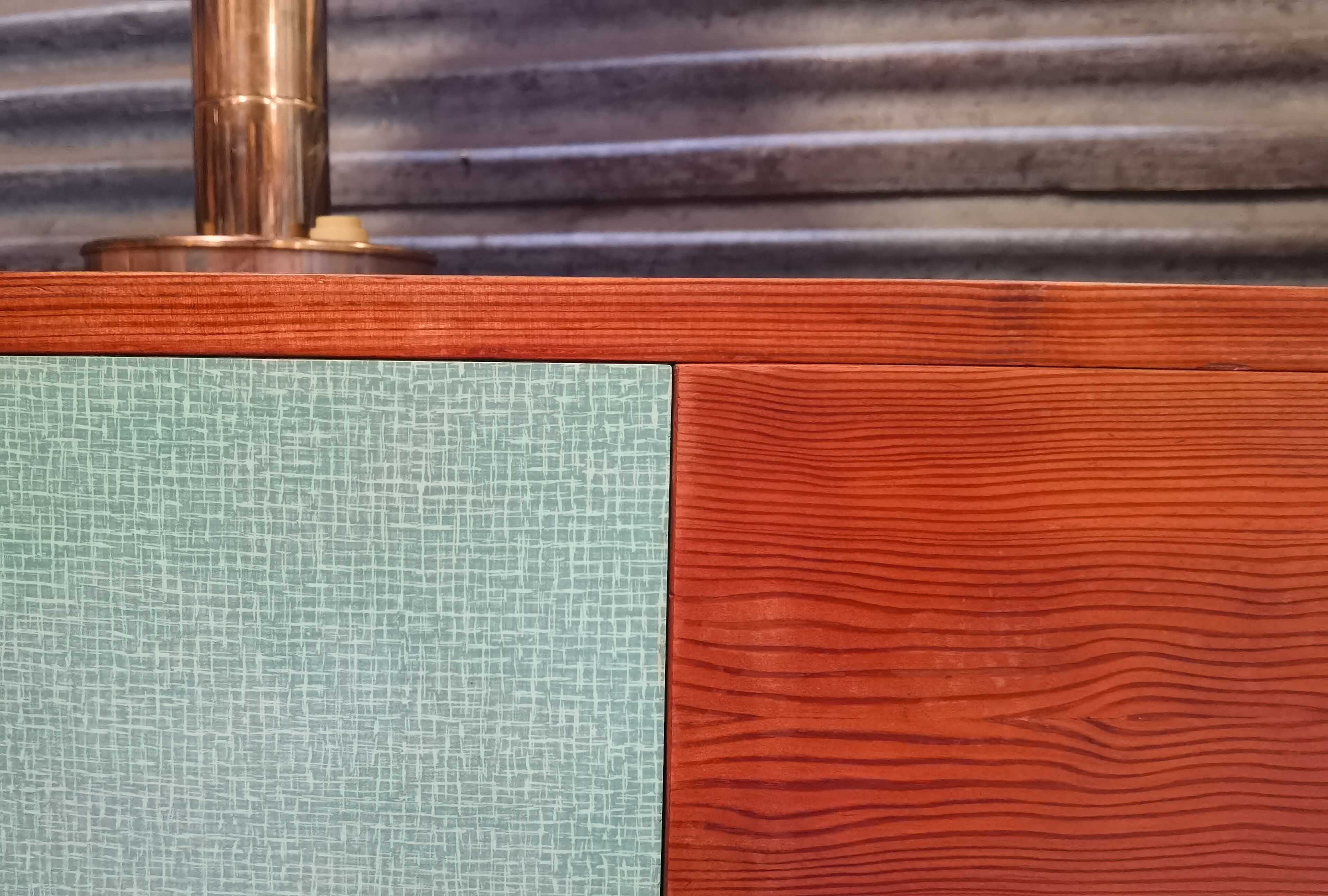 Czech wood and formica sideboard