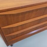 Vintage Scandinavian teak chest of drawers from the 60s